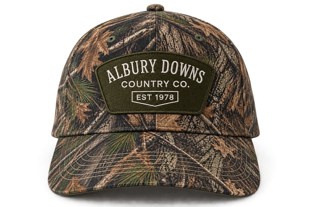 Heritage Patch Cap, worn on model